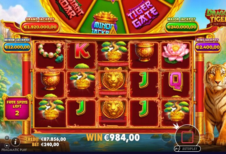Screenshot 1 van Dragon Tiger Fortunes